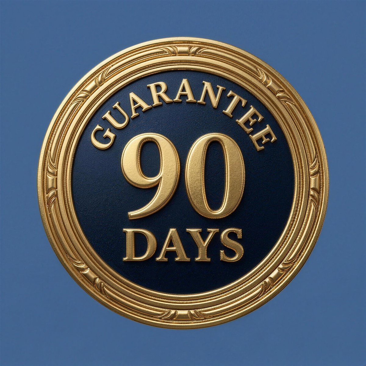 90-day guarantee seal